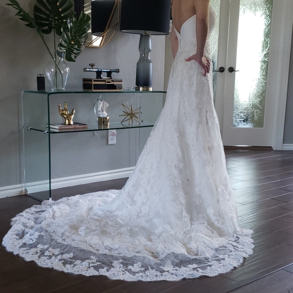 Casablanca Wedding Dress Style 1914 Size 2 - Picture 6 of 8